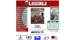 Desktop Screenshot of dahlsequipment.com